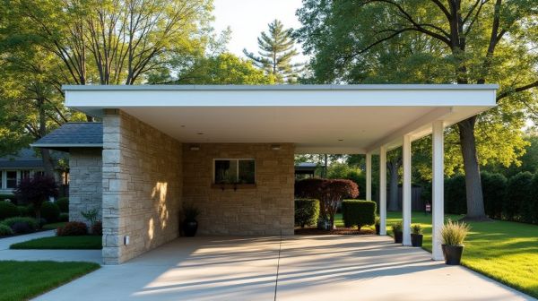 5 bénéfices d'un carport en aluminium à découvrir