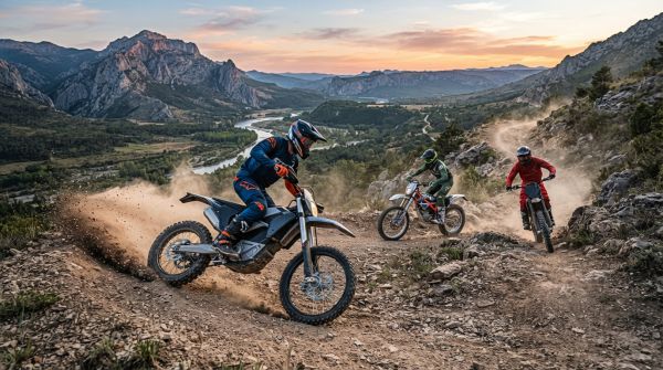 Les meilleures motos de cross électriques pour aventure off-road